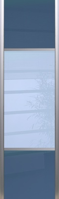 Sliding Quatuor lacquered glass and Japanese style