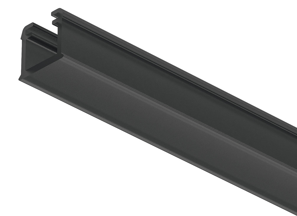 Eclairage LED encastré, sur secteur profil fin - coloris blanc ou noir- Gamme LuX