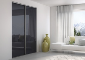 Sliding doors lacquered glass